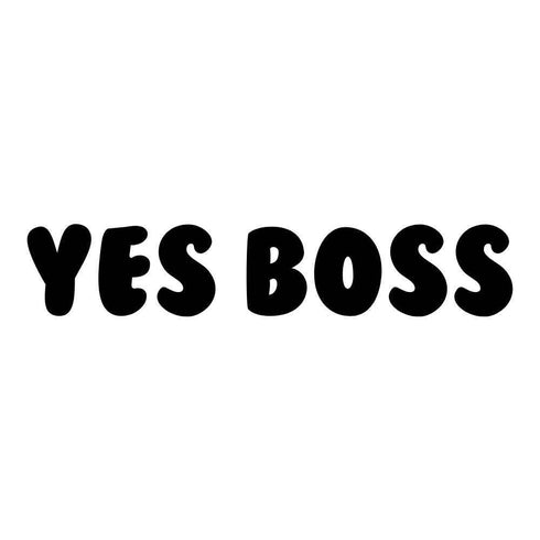 Временное тату YES BOSS